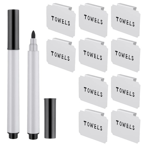 Etikettenhalter clip set pvc - etikettenhalter,